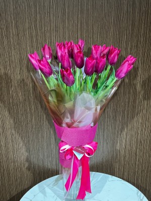 Тюльпаны алые(19шт.)