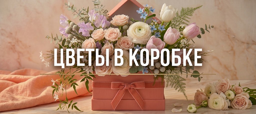 Цветы в коробке